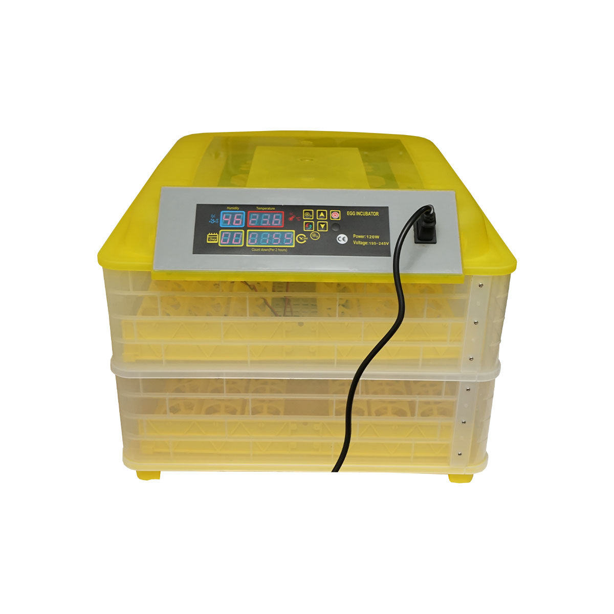 Incubator with 2 levels for 96 eggs fully automatic digital EW-96 Breckner Germany